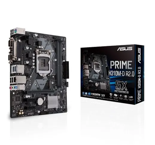 ASUS PRIME H310M-D R2.0 Intel® H310 LGA 1151 (Presa H4) micro ATX