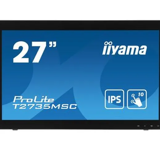 iiyama ProLite T2735MSC-B3 monitor touch screen 68,6 cm (27) 1920 x 1080 Pixel Multi-touch...