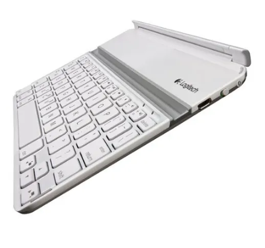  Ultrathin Keyboard Cover tastiera per dispositivo mobile QZERTY Italiano Bianco Bluetooth