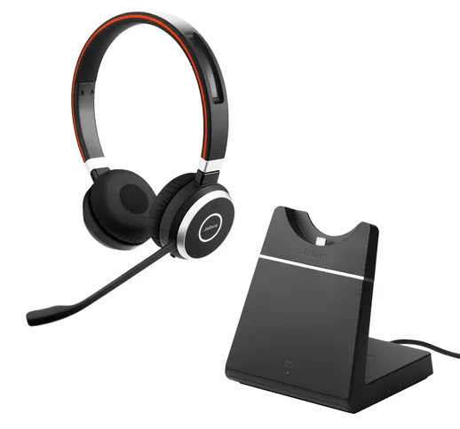  Evolve 65 MS Stereo Auricolare Con cavo e senza cavo A Padiglione Ufficio Micro-USB Bluet...