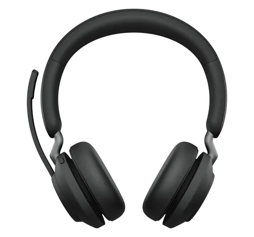  Evolve2 65, MS Stereo Auricolare Wireless A Padiglione Ufficio USB tipo-C Bluetooth Nero