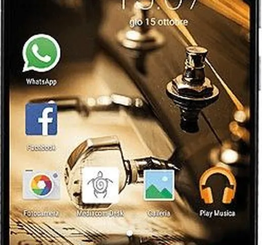 Mediacom PhonePad S552U 14 cm (5.5) 2 GB 16 GB Doppia SIM 4G Micro-USB Grigio Android 5.1...