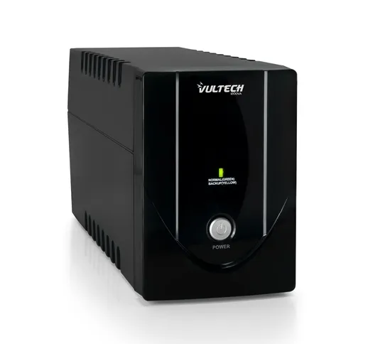 Vultech UPS1200VA-LITE gruppo di continuità (UPS) Standby (Offline) 1200 VA 600 W 2 presa(...