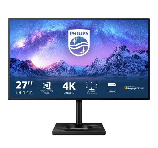  279C9/00 monitor piatto per PC 68,6 cm (27) 3840 x 2160 Pixel 4K Ultra HD LED Nero
