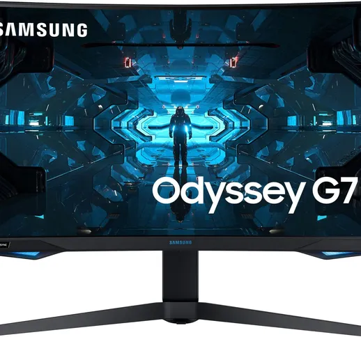  Monitor Gaming Odyssey G7 (C27G75), Curvo 1000R, 27, 2560x1440 (2K), HDR, Pannello VA, 24...