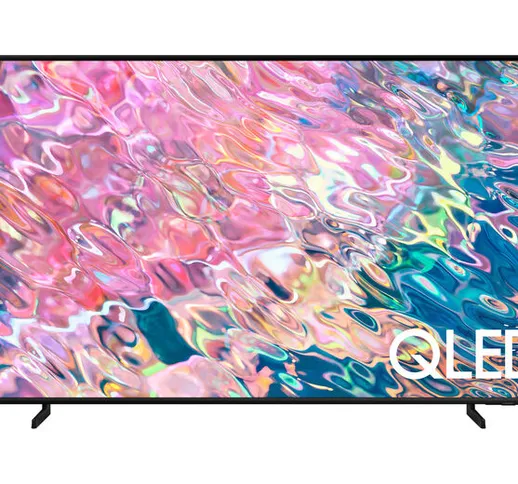  Series 6 TV QLED 4K 55” QE55Q60B Smart TV Wi-Fi Black 2022, Quantum HDR, Ultra sottile, C...