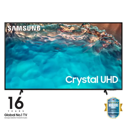  Series 8 TV Crystal UHD 4K 50” UE50BU8070 Smart TV Wi-Fi Black 2022, Processore Crystal 4...