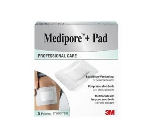 Medicazione Medipore+pad 10x10cm 5pezzi - 3m Italia Srl