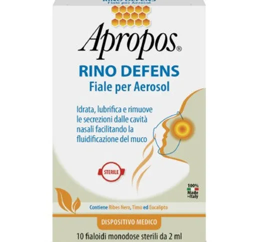 Apropos Rino Defens 10 Fiale Per Aerosol 2 Ml - Desa Pharma Srl