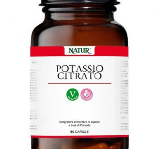 Potassio Citrato 90 Capsule Vegetali 605 Mg - Natur Srl