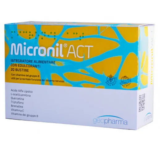 Micronil Act 20 Bustine - Geofarma Srl