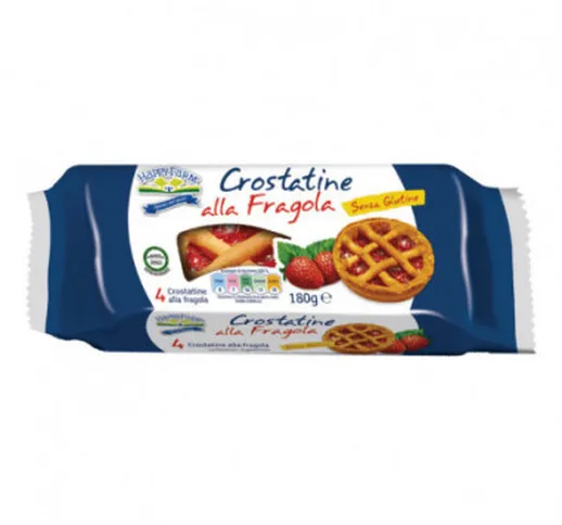 Happy Farm Crostata Fragole Senza Glutine 180 G - Happy Farm Co. Srl