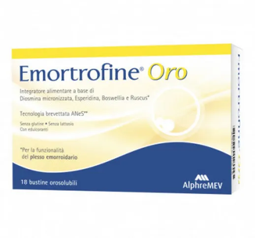 Emortrofine Oro 18 Bustine Da 3 G - Agave Srl