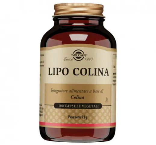 Lipo Colina 100 Capsule Vegetali - Solgar It. Multinutrient Spa