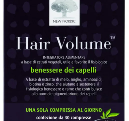 Hair Volume Integratore Alimentare Blister 30 Compresse - New Nordic Srl