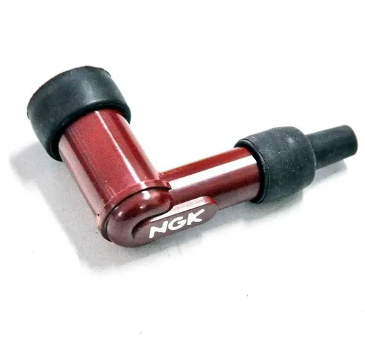 Cappuccio candela NGK LB05F-R 90° 14mm rosso