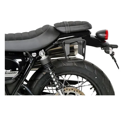 Telaietto borse moto per Triumph Scrambler '17- Shad Cafe sinistra