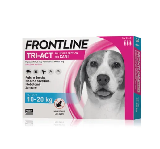 FRONTLINE Tri-Act 3Pip 10-20Kg