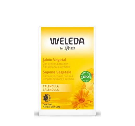 WELEDA Sapone Vegetale Calendula 100Gr