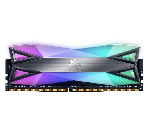 ADATA RAM GAMING XPG SPECTRIX D60G 16GB(2x8GB) DDR4 3600MHZ RGB, CL18-22-22, TUNGSTEN GREY...
