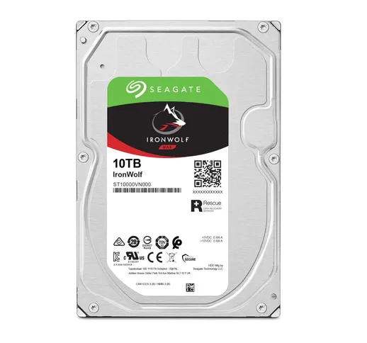 Seagate SEAGATE IRONWOLF 10TB SATA3 3.5 7200RPM CMR ST10000VN000