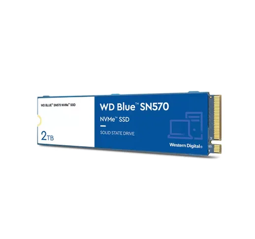 WESTERN DIGITAL SSD BLUE 2TB 2,5 SN570 M.2 2280 PCIe NVMe Gen3 x4 NVMe v1.4 Read/Write 350...