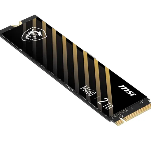 MSI SSD SPATIUM M460 PCIe 4.0 NVMe M.2 2TB Read/Write 4800/4400 Mbps S78-440Q490-P83