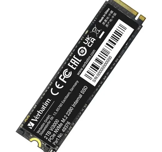 VERBATIM SSD INTERNO VI3000 PCI-E NVMe M.2 2TB 49376