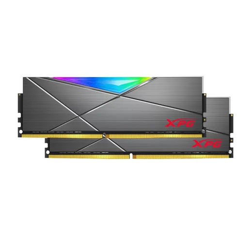 ADATA RAM GAMING XPG SPECTRIX D50 16GB(1x16GB) DDR4 3200MHZ RGB, CL16-20-20, TUNGSTEN GREY...