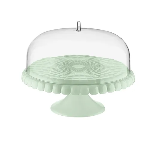ALZATA , Tortiera con campana Piccola diametro Ø 30xh27cm Tiffany Verde Malva in scatola s...