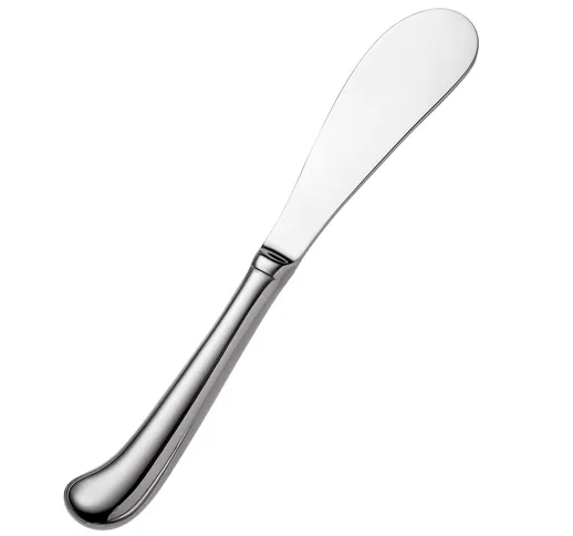 Coltello Spalmaburro manico Vuoto per formaggi a pasta molle inox 1810 lucido 205 mm