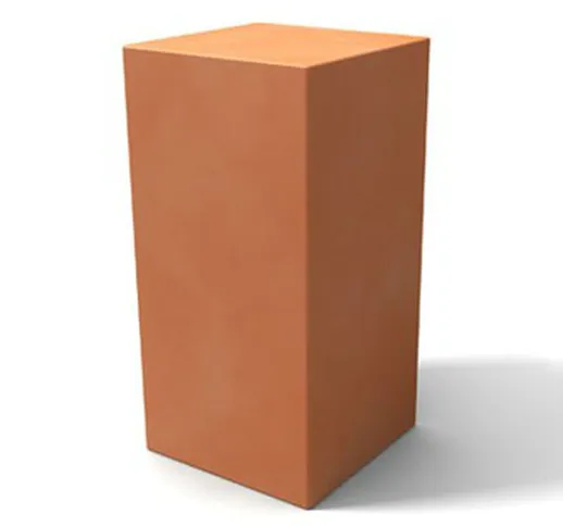 Cubo Icebar Glicine IN Polietilene 45x45xh 90 cm colore arancio