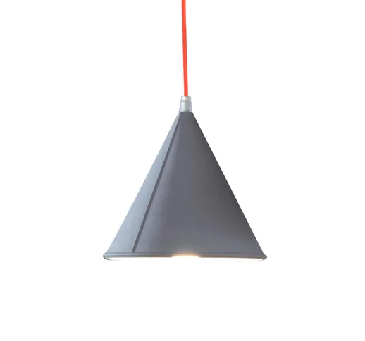 Lampada da Soffitto, Applique Pop 2 colore griggio dimensioni Altezza 17 cm Diametro 17,5...