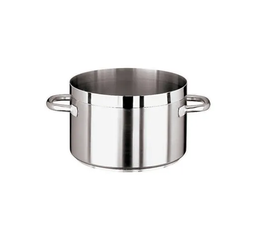 Casseruola Alta 2 Maniglie Cm 36 Serie 1100 Inox, Lt 22 - peso 5,52 kg