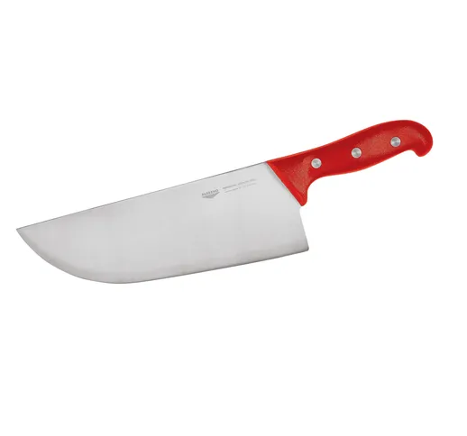 Coltello Colpo Rosso Cm 28 Kg 1 Coltelleria Professionale Rosso - Carni Crude, peso 1,06 k...