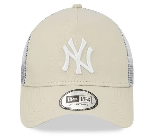 Berretto New York Yankees A Frame Beige Bianco