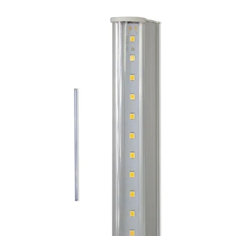 SOTTOPENSILE LED SMD TRASPARENTE REGLETTE PLAFONIERA 30 60 90 CM 6500 3000 4000K