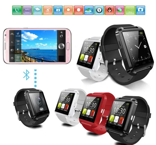 U8 OROLOGIO BLUETOOTH SMARTWATCH ANDROID TOUCHSCREEN CELLULARE VIVAVOCE MUSICA