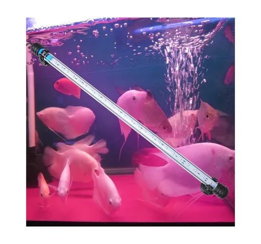 LAMPADA IMMERSIONE LED PER ACQUARIO TUBO LED T4 DEE LUCE PESCI RGB