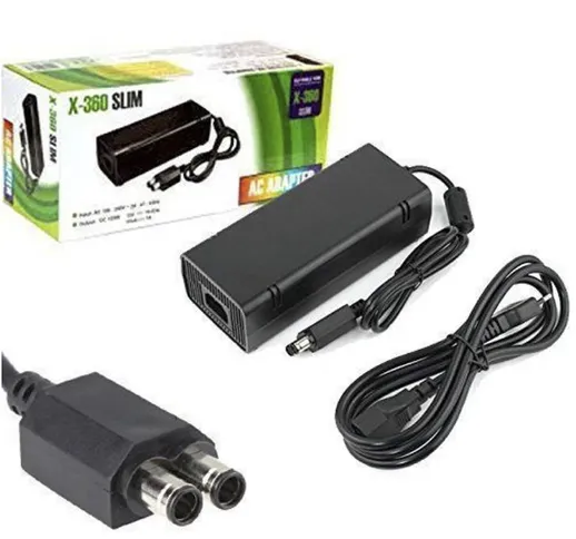 ALIMENTATORE DI RICAMBIO PER CONSOLE MICROSOFT XBOX 360 SLIM - 220 V