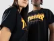 Thrasher Flame T-Shirt nero