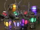 Musulmano Ramadan Eid Mubarak Lanterna String LED Plastica dorata Lampada a olio Lampada d...