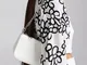 Bershka Borsa Catena Effetto Coccodrillo Donna Bianco