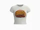 Bershka Maglietta Aderente Con Stampa Foo Fighters A Maniche Corte Donna Xl Bianco