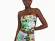 Bershka Top Jean-Michel Basquiat A Fascia Stampa Donna S Rosa