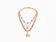 Bershka Set Di 4 Collane Donna Oro