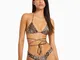 Bershka Slip Bikini Stampa Animalier Donna M Nero