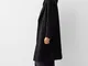 Bershka Cappotto Comfort Uomo S Nero