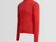 Bershka Ribbed Generation Bershka Sweater Uomo S Rosso
