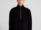 Bershka Felpa Con Collo Alto E Cerniera Uomo S Nero